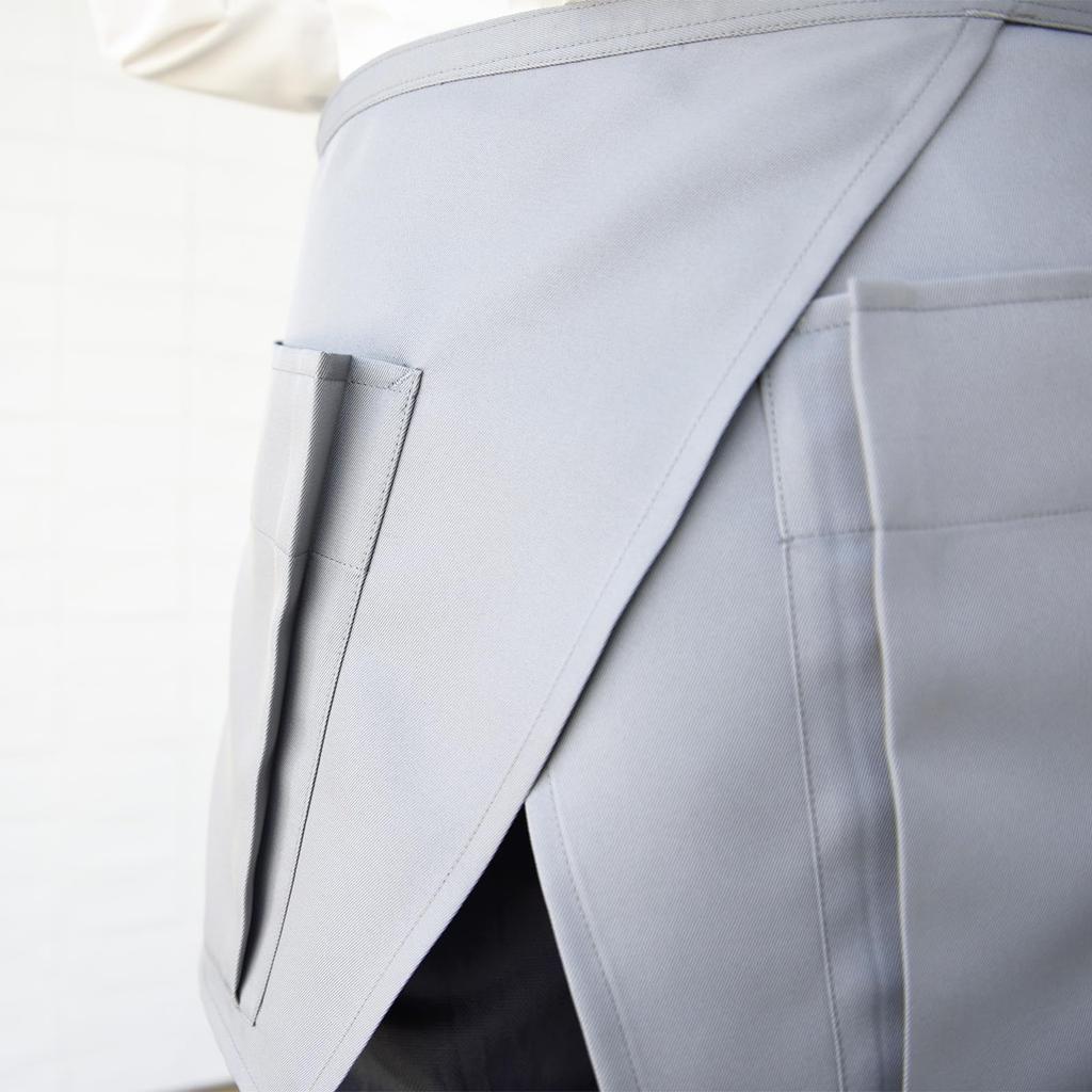 Short Free Size [Seven Uniform] CT2366-3 Apron, Beige,