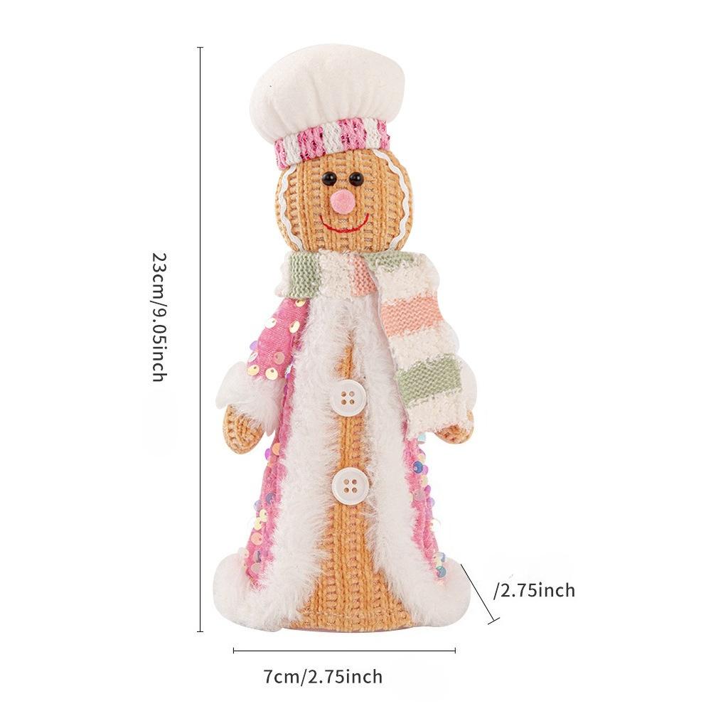 Christmas Figurine, High-end Knitted Pointed Hat Sitting Posture, Dwarf Plush Ornament, Decorative Items