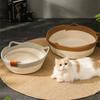 Cats Puppy Bed Basket Base Scratch Resistant Mat for Small to Medium Pet Creative Pet Bed Cute Nest Machine Washable