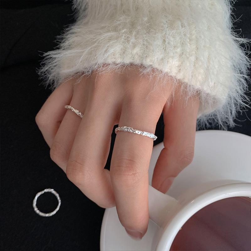 Geometric Shape Stunning 925 Silver Ring Perfect For Elegant Casual Or Formal Events