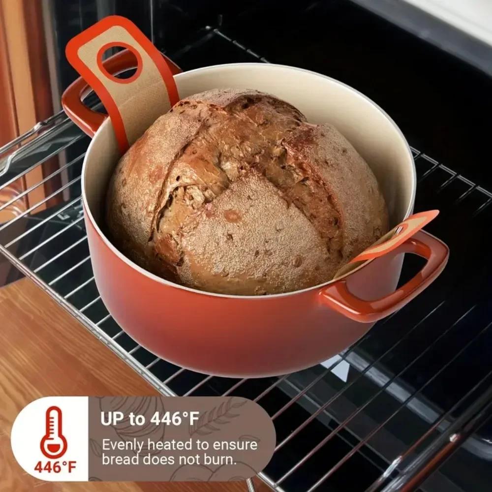Tappetino da Forno in Silicone, Tappetino per Impastare, Telo per Pane con Manici Lunghi, Tappetino Antiaderente per Impasto, Impastatrice per Pizza e Torta, Utensili da Cucina, Teglie