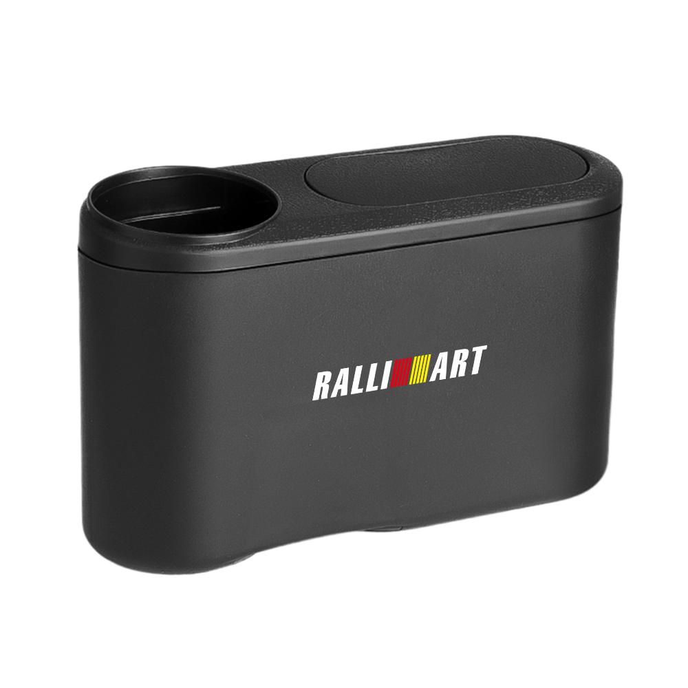 

Car Trash Bin Hanging Vehicle Garbage Dust Case Storage Box Trash Can For Mitsubishi RalliArt outlander pajero l200 galant