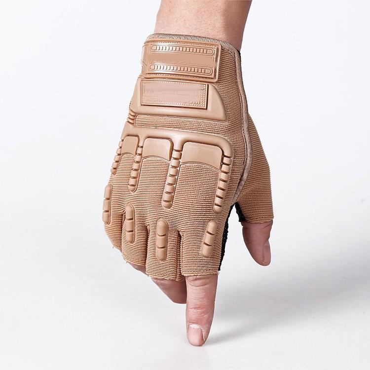 Men's Tactical Half-Finger Gloves: Non-Slip, Wear-Resistant, Anti-Scratch, Breathable for Outdoor Sports and Cycling