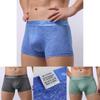 Cuecas Boxers Masculinas Premium Respiráveis Confortáveis Com Bolsa Luxuosa E Design de Boxer Elástico