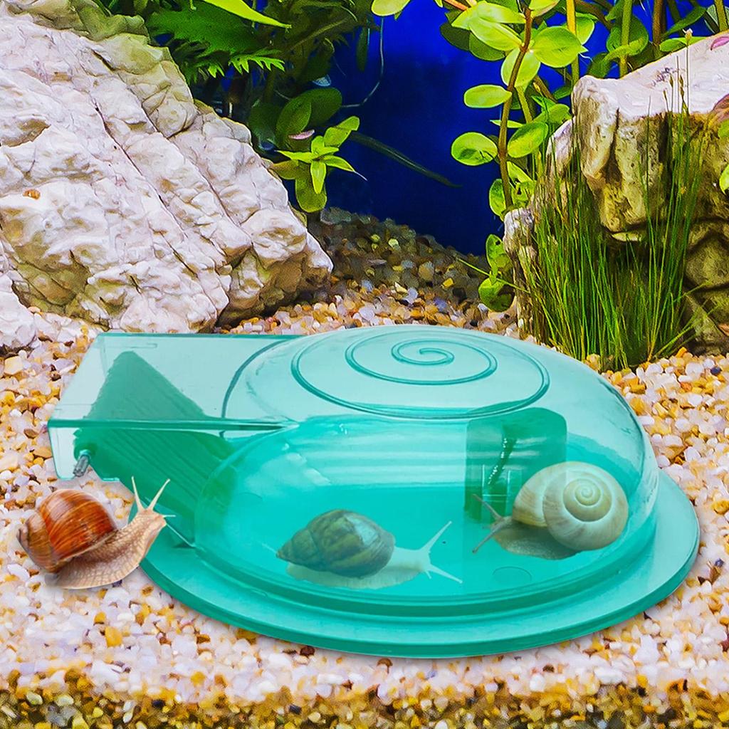 Snail Trap Transparent Snail Catcher Small Cleaning Accessories Lightweight Planaria Removal Supplies for Aquarium Fish Tank