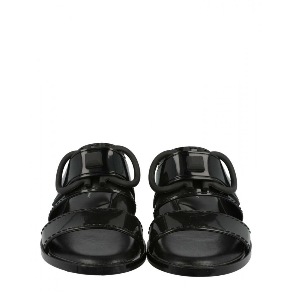 Salvatore Ferragamo Taryn Logo Slides Black