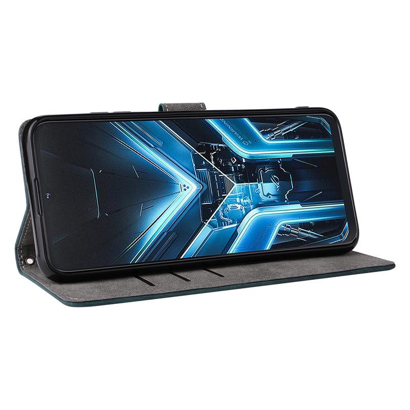 Cooper Cubot X70 Lederhülle mit Kartenfach, Ständer, Trageband und Brieftasche