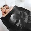 DMX B&W Throw Blanket Custom Soft Plush Plaid Soft Big Blankets For Bed Blankets