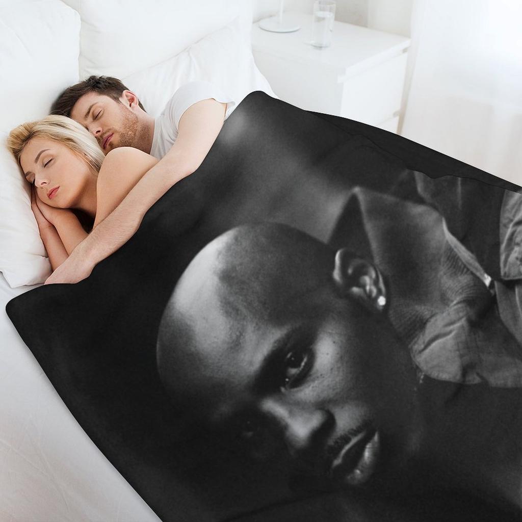DMX B&W Throw Blanket Custom Soft Plush Plaid Soft Big Blankets For Bed Blankets