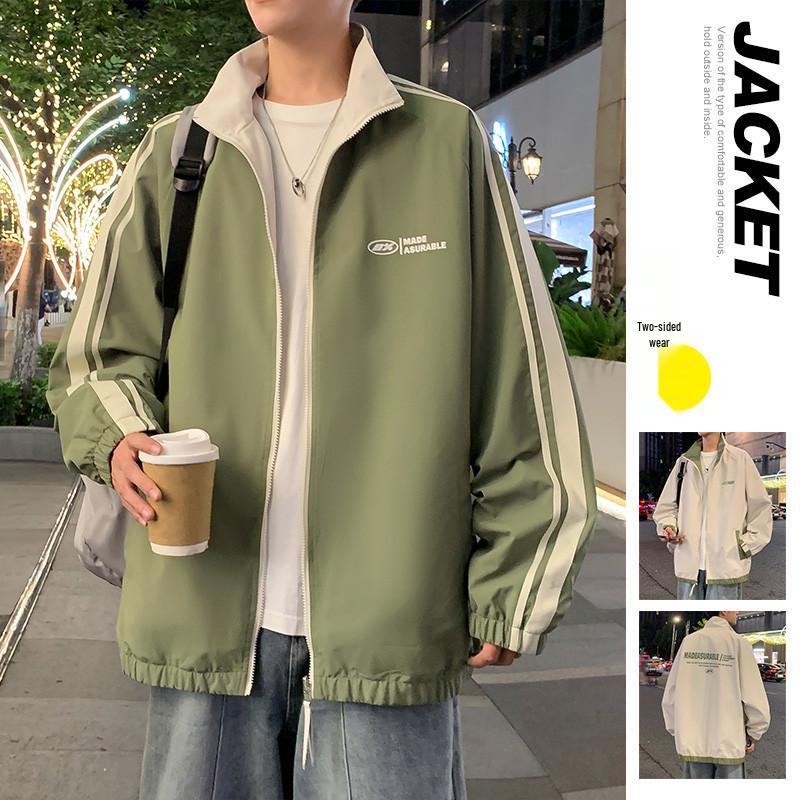 

Winter Mr. Huang - 2026 Korean Style Reversible Jacket: Trendy & Handsome Spring Data Model Edition 4XL grass зелений колір