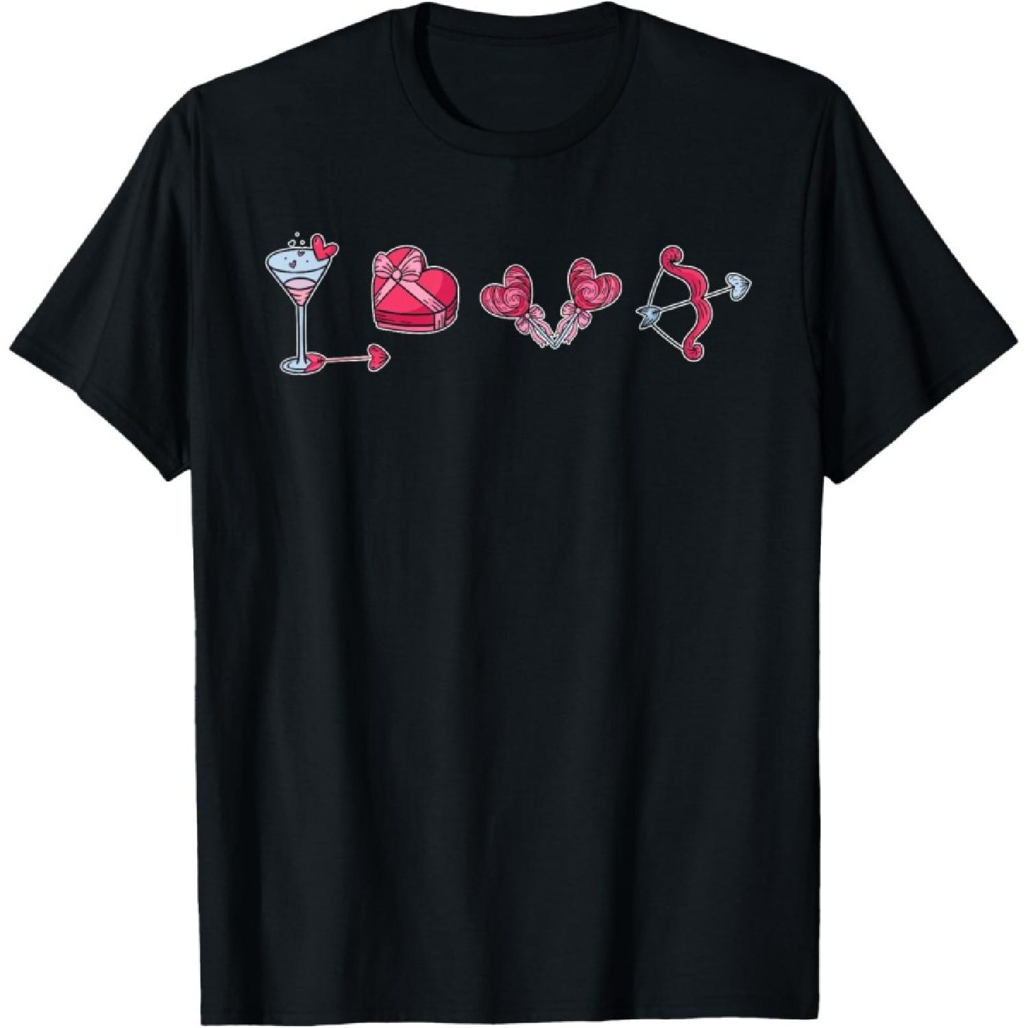 Love Cupid Arrows Hearts Valentine s Day T-Shirt S