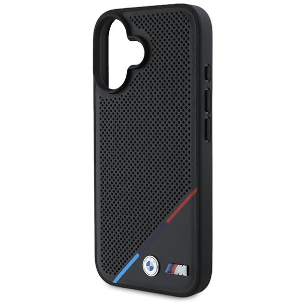 Bmw Bmhmp16M23Pupdk Iphone 16 Plus 6.7Czarny/Black Hardcase M Perforated Tricolor Line Magsafe