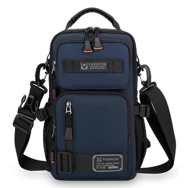 Herren Outdoor Brusttasche Multifunktionale Umhängetasche Große Kapazität Schultertasche