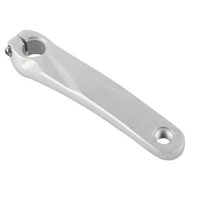 Braço de manivela esquerdo de bicicleta de liga de alumínio para pedivela 590 610 SLX XT XTR(Prata)