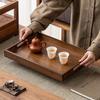 Rectangular Bamboo Wooden Tray With Handle Dessert Pallet Decorate Tray Serving Tray  Coffee Table