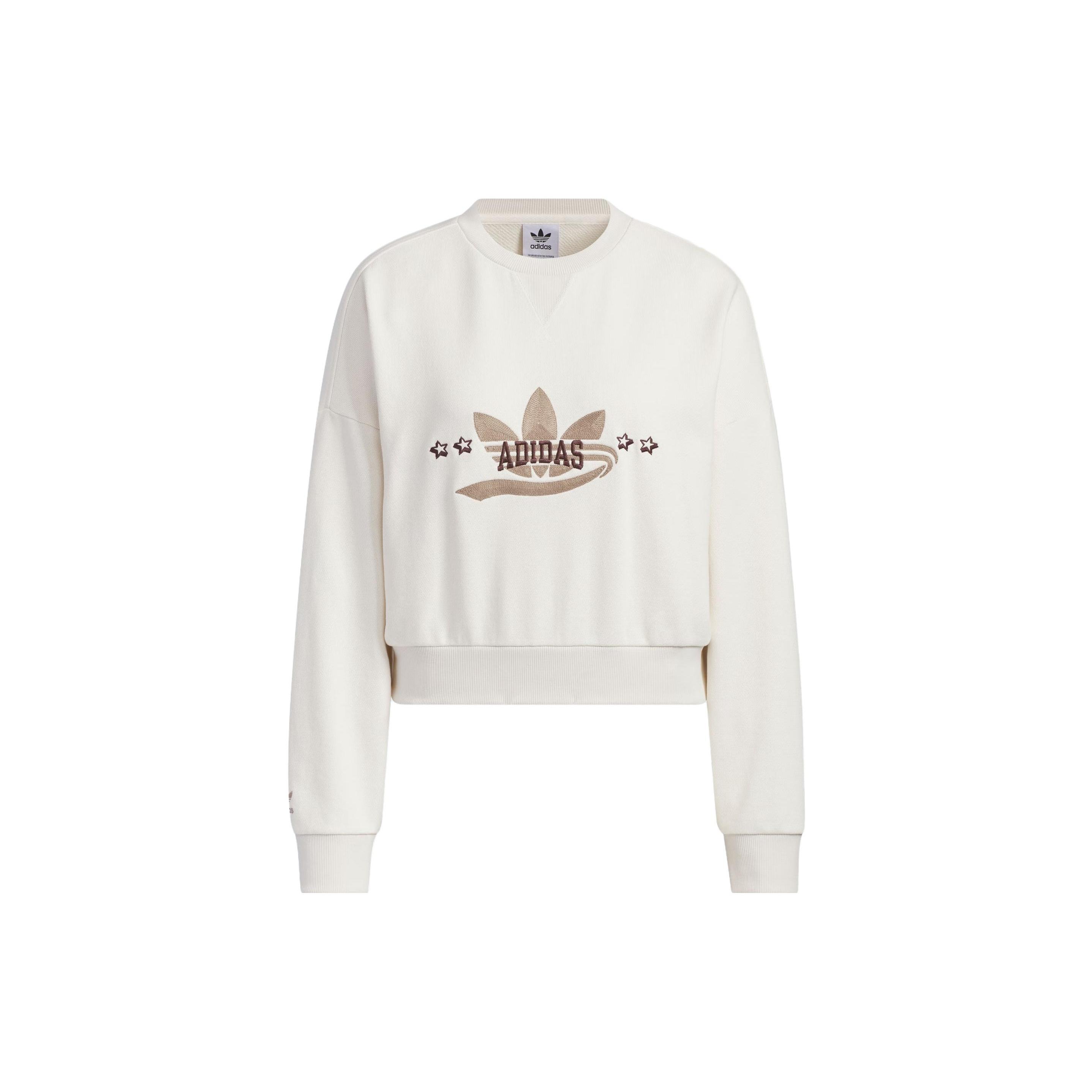 (WMNS) adidas originals Logo Sportswear Hoodie Beige Women s IN1054 XL