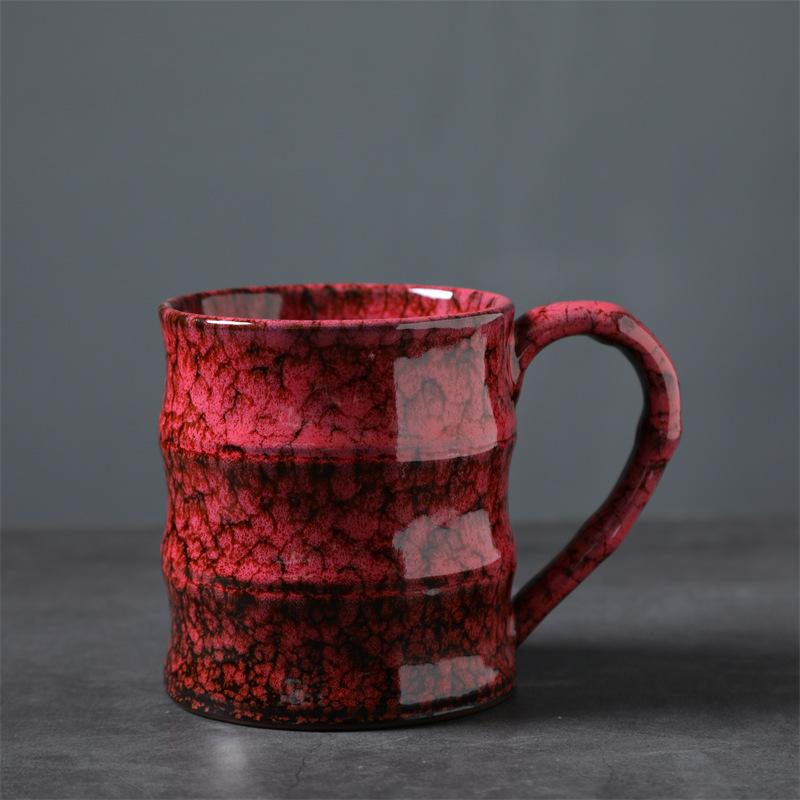 Large-Capacity Ceramic Kiln Change Water Cup Creative Coffee Cup Hot-Selling Ceramic Cup Creative Cup