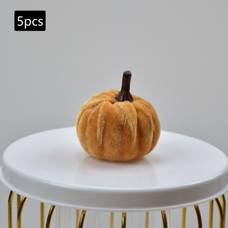 5/10 Pcs Halloween Simulation Pumpkin Desktop Decoration Halloween Party Foam Pumpkin Halloween Decoration