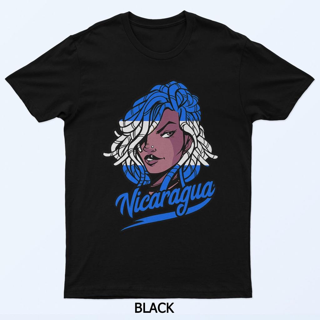 Nicaragua Nicaraguan Pride Dreadlocks Hair Nicaraguan Roots T-Shirt