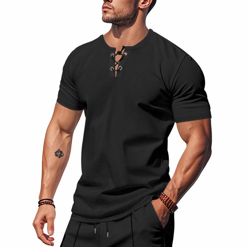 Men's T-shirt Summer Breathable Simple Casual Men's Short-sleeved Top
