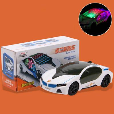 3D LED Flashing Light Car Toys Music Sound Electric Toy Cars Kids