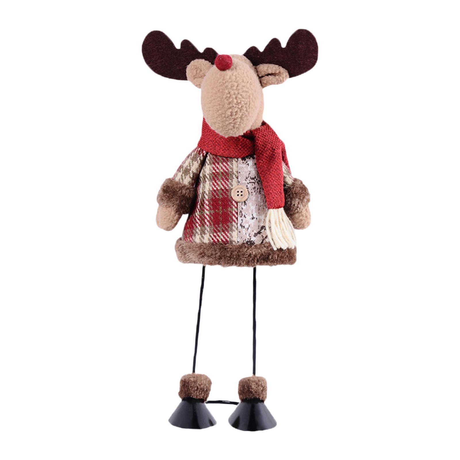 

Стоящая рождественская статуэтка, милая рождественская кукла для полки, спальни, дома