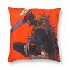 Chainsaw Man Anime Square Pillowcase Pillow Cover Cushion Throw Pillow for Home Bedroom Car