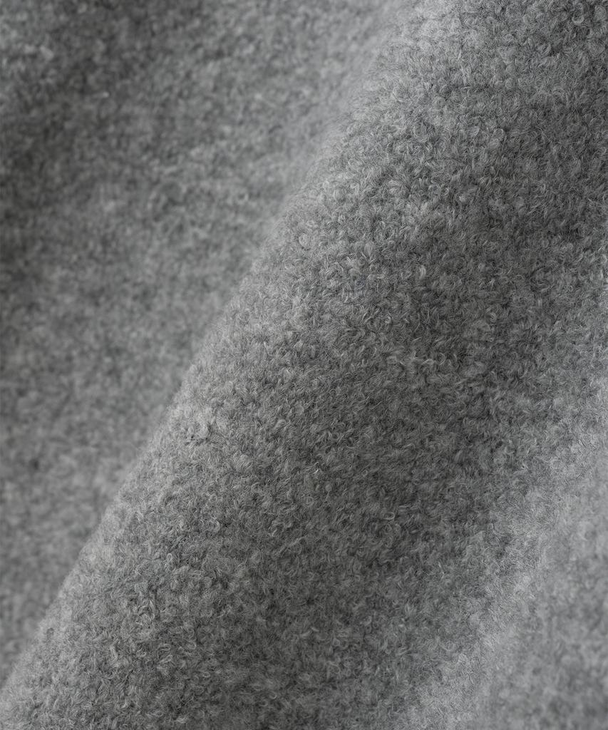 MILLO WOMEN Boucle Square Pullover Knit [Gray]