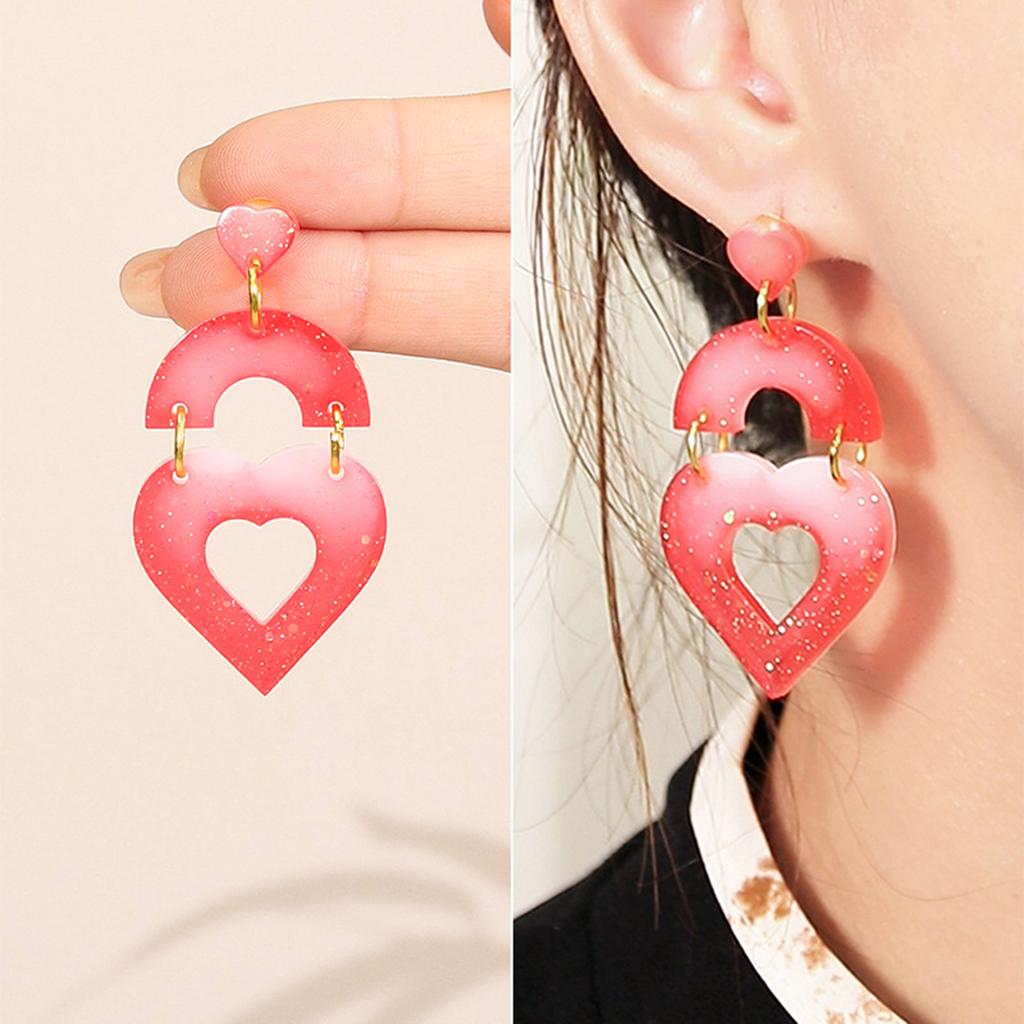 Silikonform für herzförmigen Anhänger Flexibles Accessoire Anhänger Silikonform für Schmuckstudios und Heimwerken