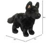 Douglas Haruko Black German Shepherd Stuffed Animal