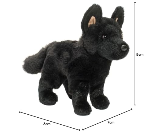 Douglas Haruko Black German Shepherd Stuffed Animal