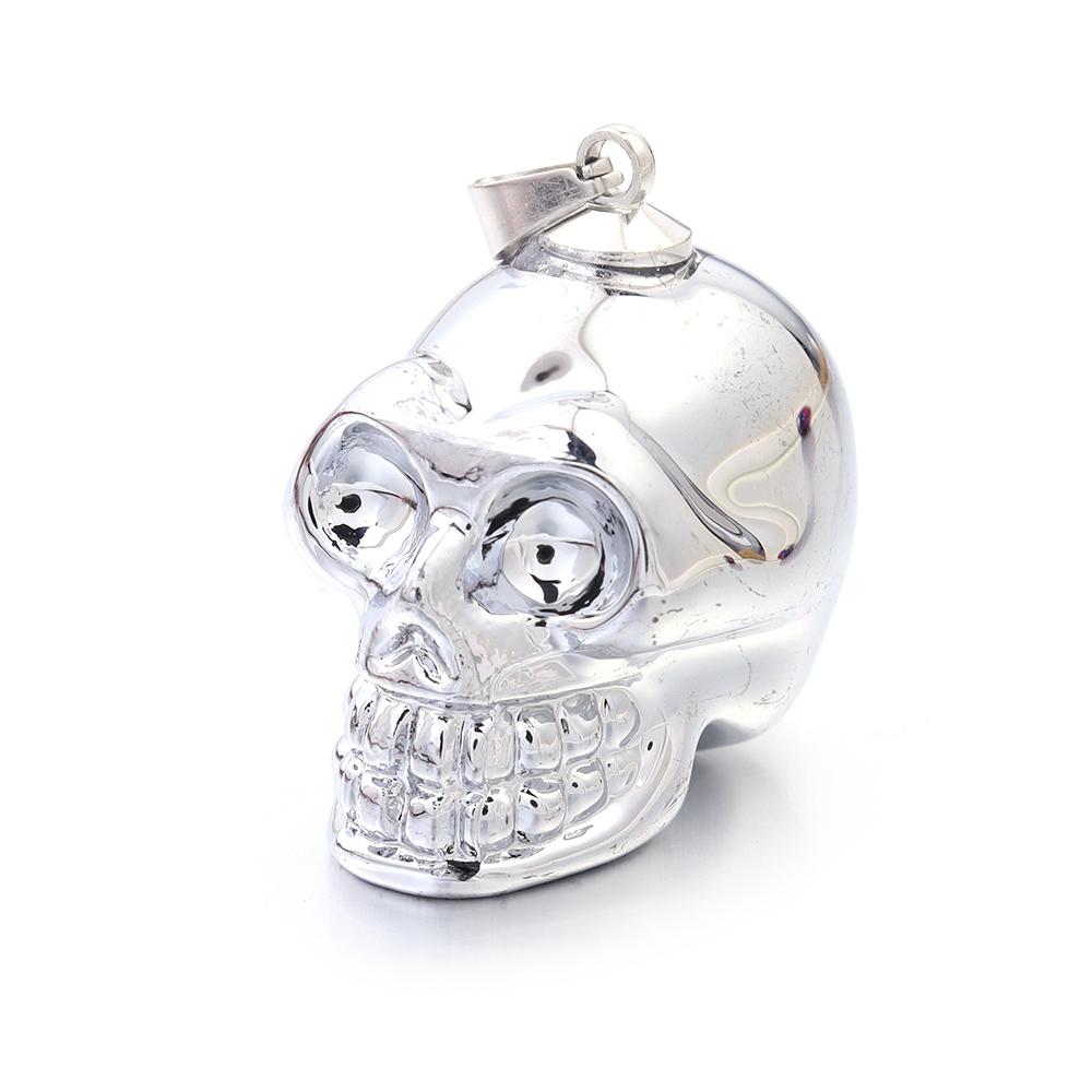 2025 New Punk Skull Pendants Lampwork Charm Pendants for Jewelry Making Skeleton Pendant DIY Necklace Christmas Gift Wholesale
