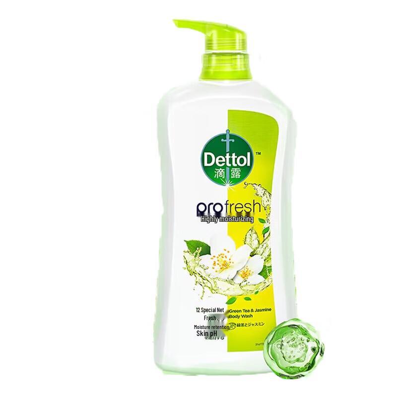 

Dettol Refreshing Moisturizing Shower Gel, Jasmine & Green Tea, 950g
