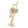 Goldene Trompete Miniatur-Nachbildung Magnet Realistisch Metall Wiederverwendbar Musikinstrument Kühlschrankmagnet