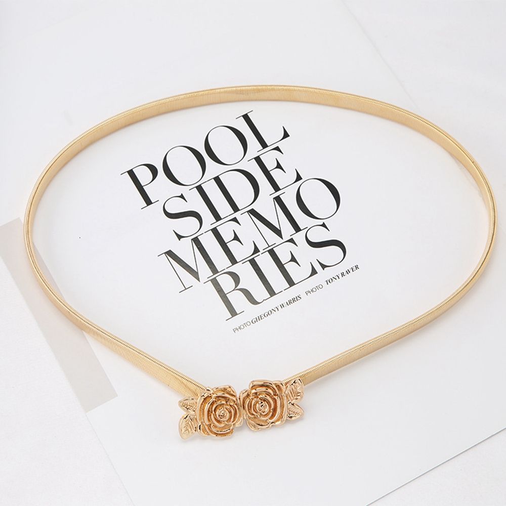 Accessories Gold Waist Corset Chain Belts Metal Waist Belts Women Waist Chain Metal Elastic Belt