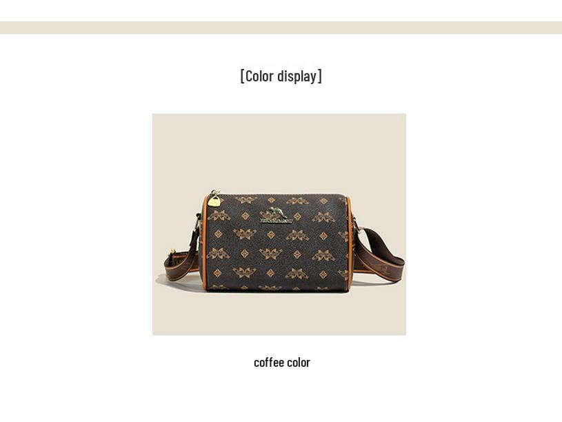 2024 Autumn Retro European & American Women's Classic Shoulder & Crossbody Pillow Bag