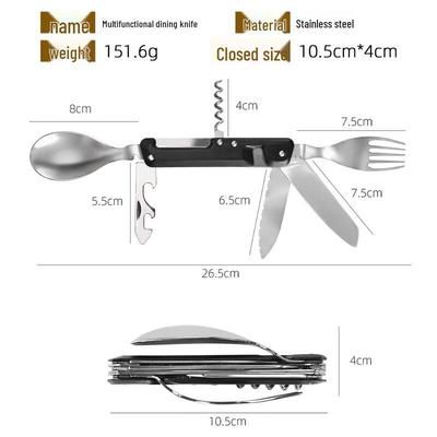Multi-functional Outdoor Camping Cutlery Set