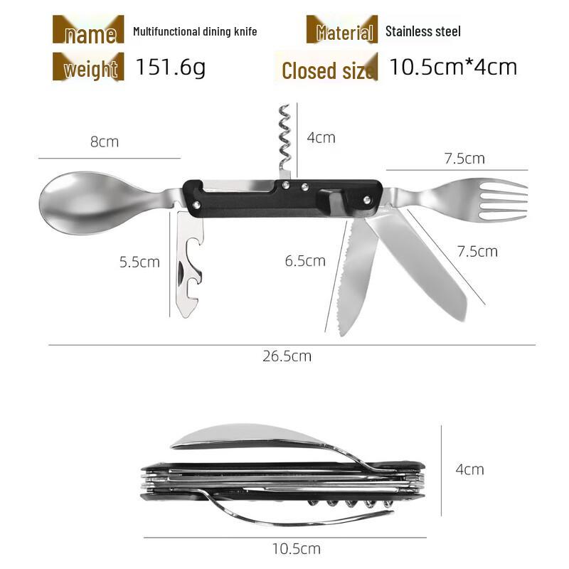 Multi-functional Outdoor Camping Cutlery Set