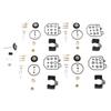 Motorcycle Carburetor Repair Kit with Carb Float Needle Replacement for GL1100 80‑83