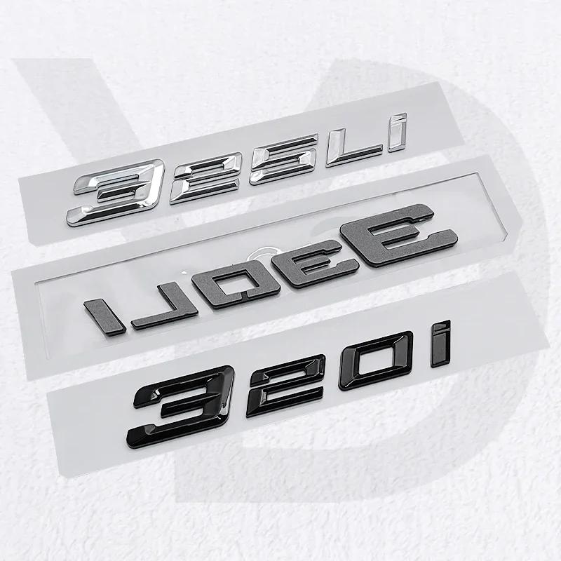 Naklejki z literami ABS na samochód Naklejka Voor BMW 320i 520Li 730Li 760Li Emblemat z tyłu