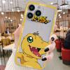 Digimon Cute Clear Case For Apple iPhone 14 11 13 12 Pro 7 8 Plus XR X XS Max 6 6S 13Pro Silicone Phone Cover Coque Cartoon Cas