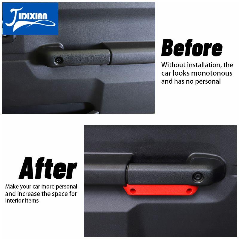 JIDIXIAN Stowing Tidying Car Door Handle Storage Box Organization Accessories for Suzuki Jimny 2019 2020 2021