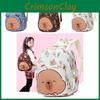School Capybara Adorable Backpack For Kids Spacious And Lightweight With Design Breathable