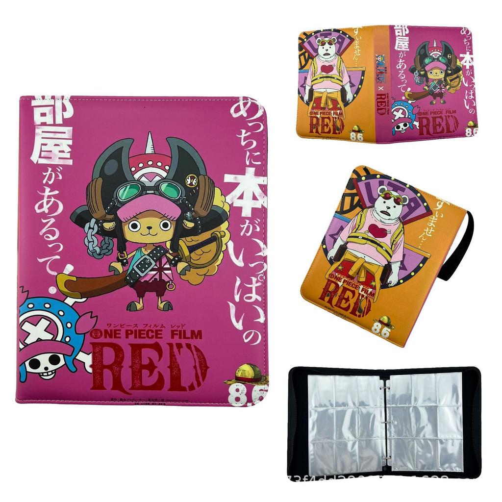One Piece Boa Hancock Card Binder PU Leather Zip Large Capacity Anime Trading Card Holder