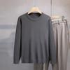 Men's Plus Size V-Neck Wool Sweater - 2023 Autumn/Winter Long Sleeve Knit Pullover