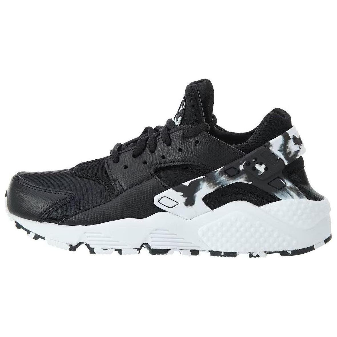 

Женские кроссовки Nike Air Huarache Run SE черно-белые черно-белые 859429-003