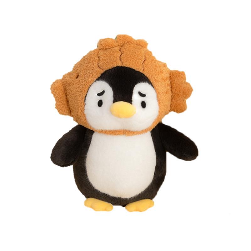 Plush Penguin Hat Toy With Soft Short Plush For Kids Play And Comfort
