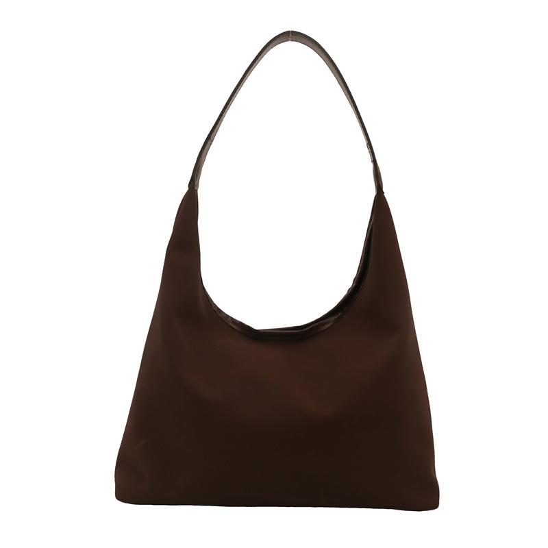 

Новая осенне-зимняя простая наплечная сумка большой вместимости для женщин, модная и универсальная сумка под мышкой, темпераментная нежная сумка-тоут для通勤