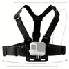 For GoPro Chest Strap Adjustable Harness Strap Elastic Chest Strap For GoPro Hero 13 12 11 10 9 DJI Action 4 3 Insta360 X4 X3