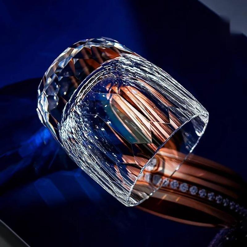 K9 Starlight Crystal Glass Whiskey Cup Luxury Japanese Edo Kiriko Glassware Wineglass Sparkling Diamond Cut Chivas Rock Tumbler